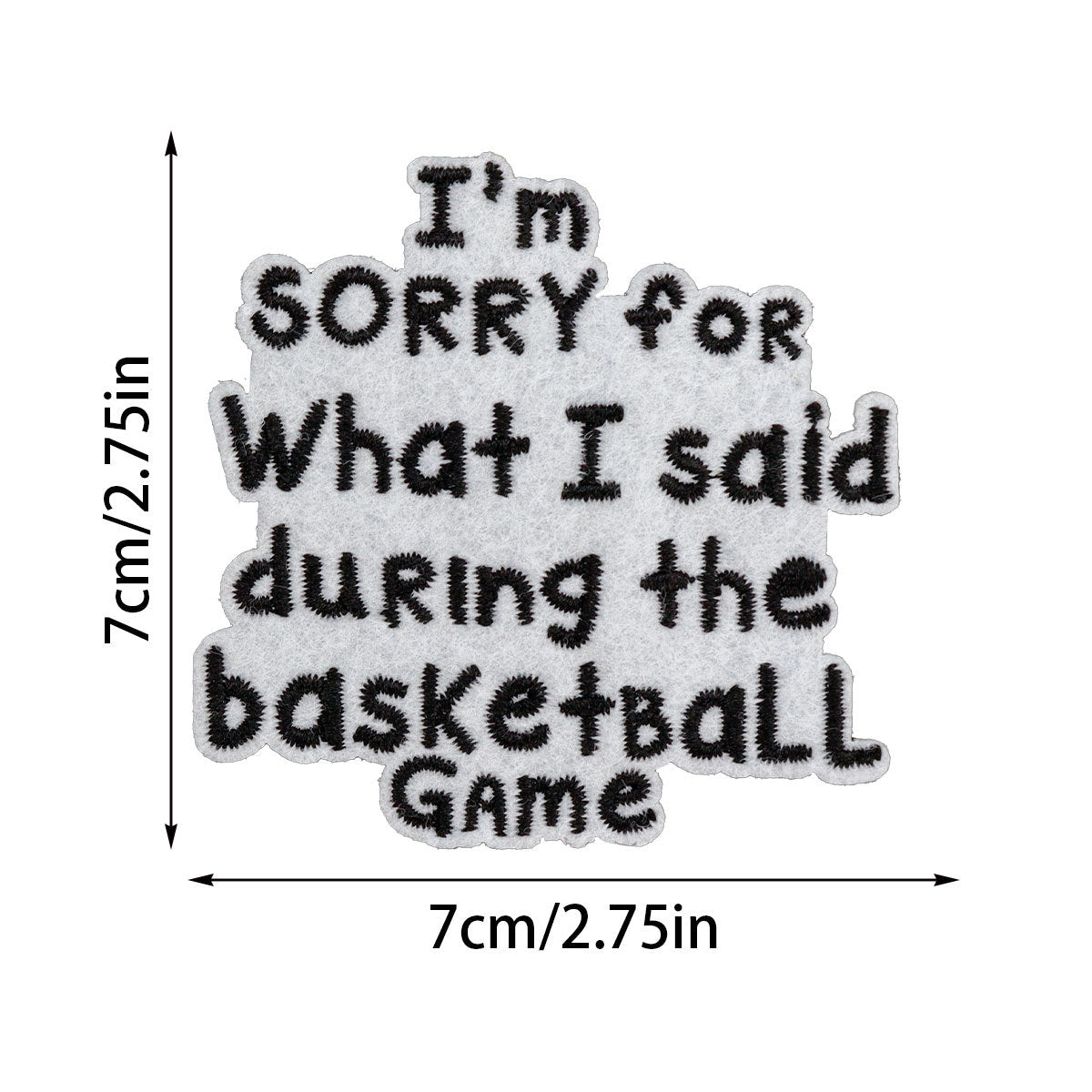 Wholesale Sports Series Basketball Embroidery Patches Clothing  Patch Patches